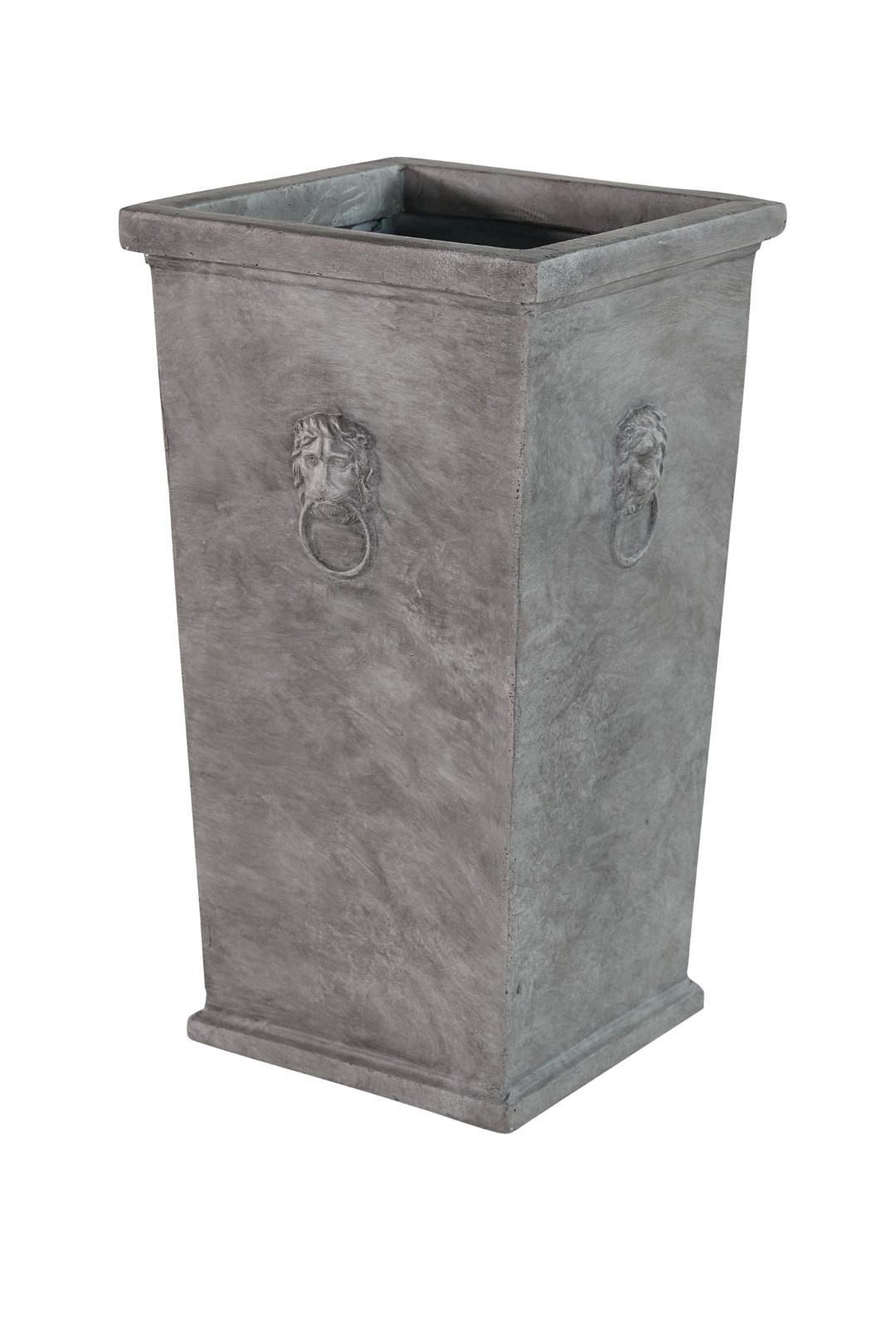 Bloempot windsor vierkant hoog beton 28x28x50 cm