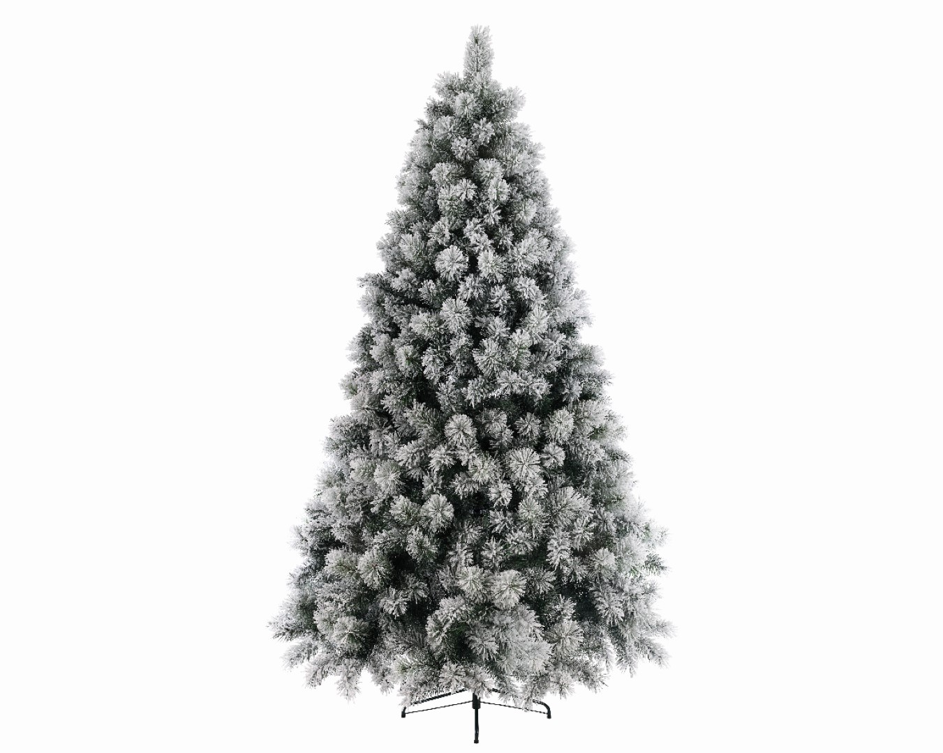 Vancouver kunstkerstboom d172h300 cm groen/wit kerst - Everlands
