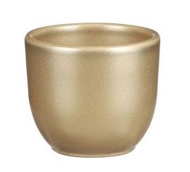 Pot tusca 8.5x7.5 cm goud - Mica Decorations