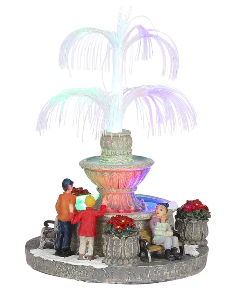 - Fiber optic fountain battery operated - Luville