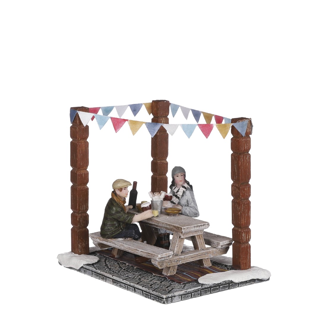Abendessen im Freien l10xw7,5xh9 cm Weihnachtshaus