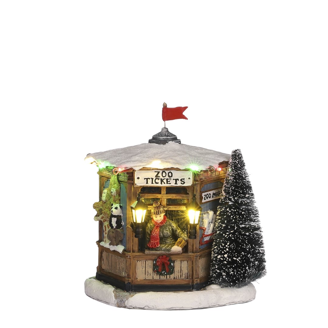 Luville - Zoo ticket kiosk battery operated - Kersthuisjes & Kerstdorpen