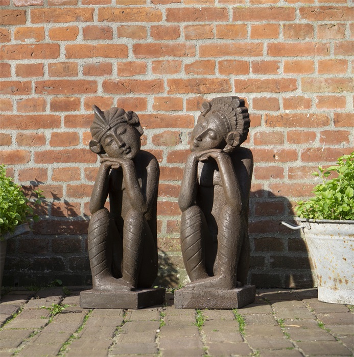 Boeddha l20,5b19h54.5 cm Stone-Lite - stonE'lite
