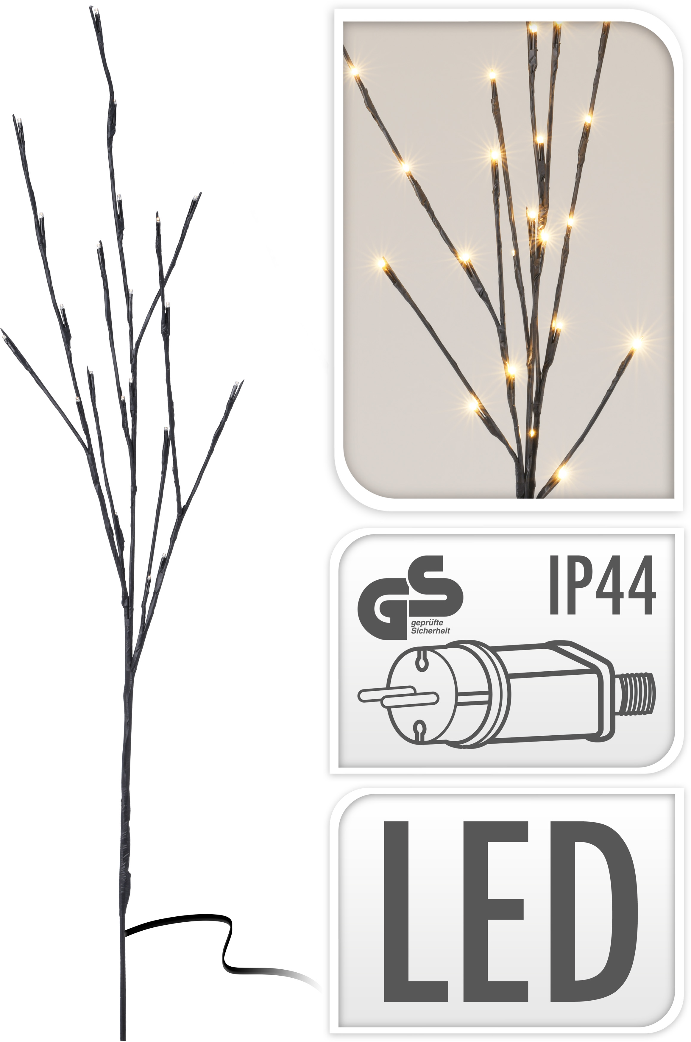 Takkenbos 72 led warm witNampook