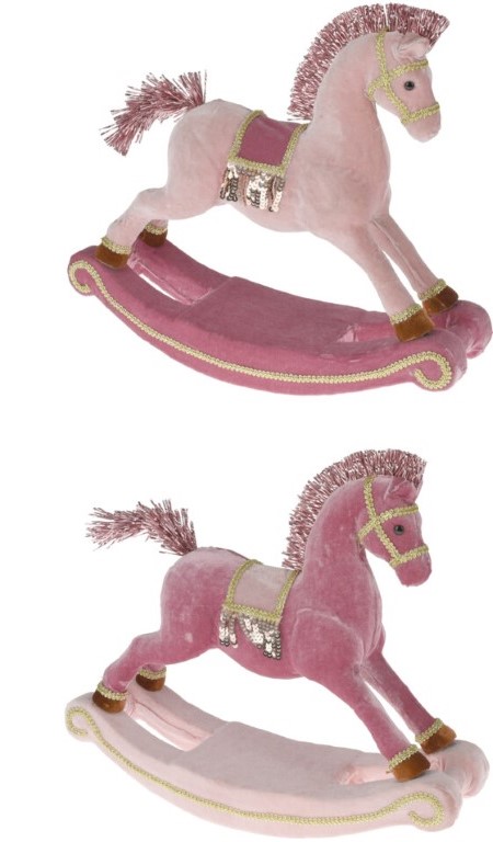 Rocking Horse Sequins 35 cm 2As - Nampook