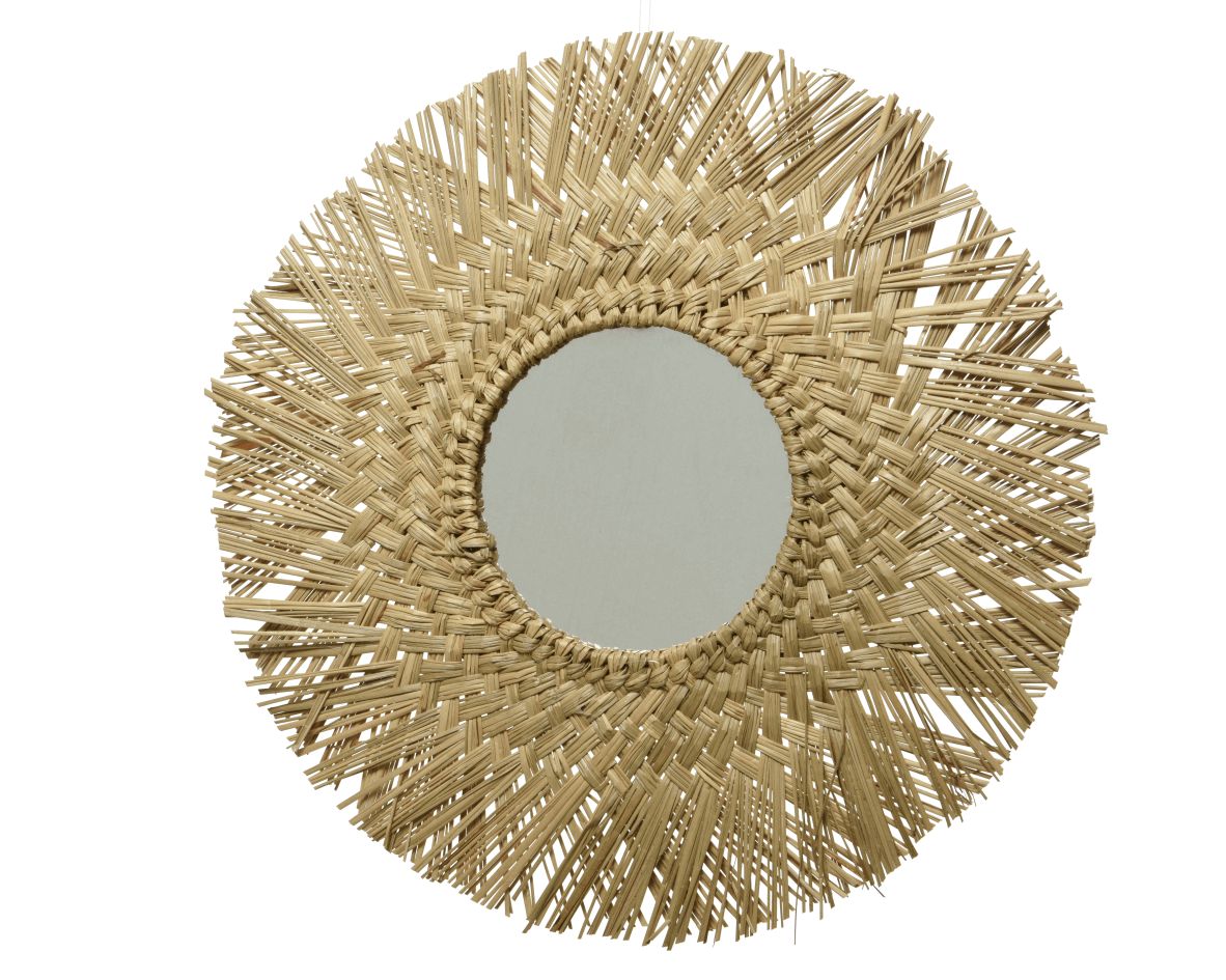 Medivo Styling & Interior - Zeegras Spiegel I Rond I diameter 50 cm