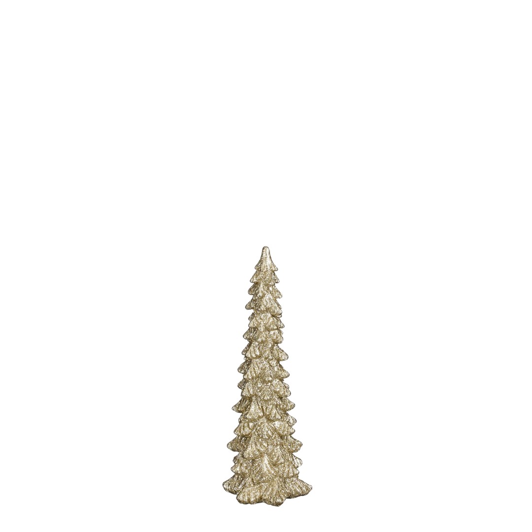 Tree goud l8xw8xh25cm kerst - House of Seasons