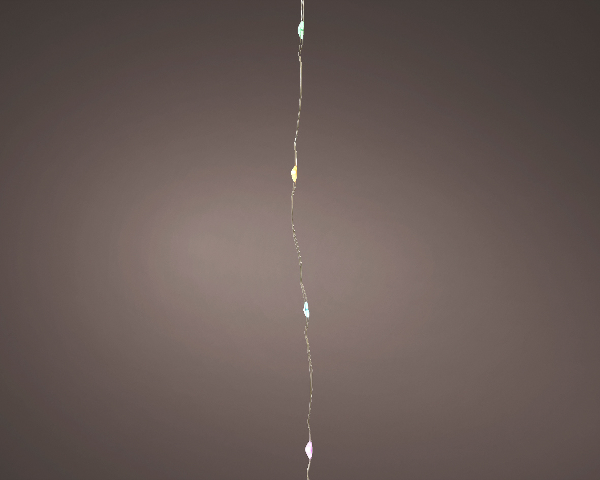 MicroLED string BO l295 cm zilver/zmlt kerst - Lumineo