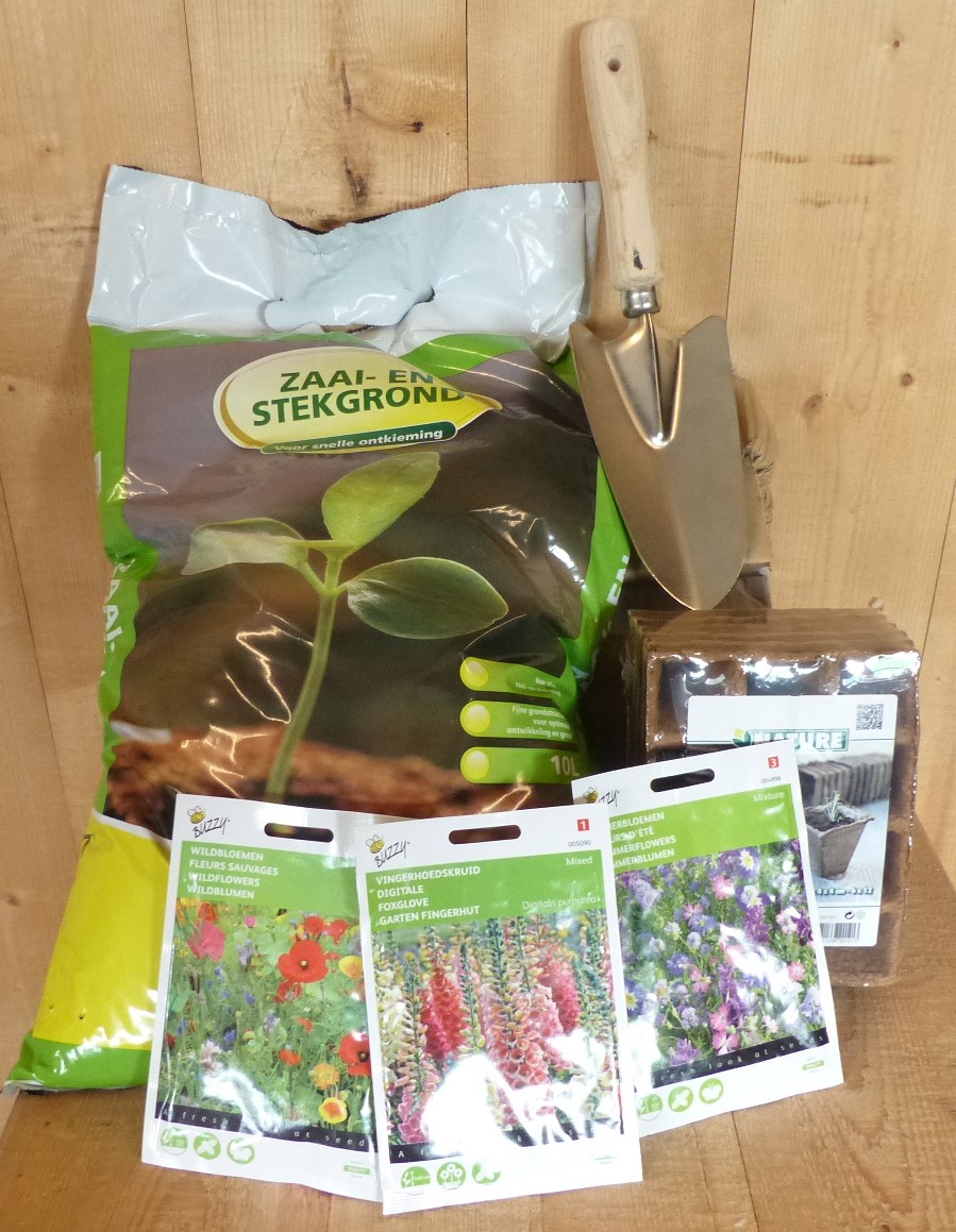 Cadeaupakket wilde zomerbloemen zadenpakket drie soorten - Warentuin Mix