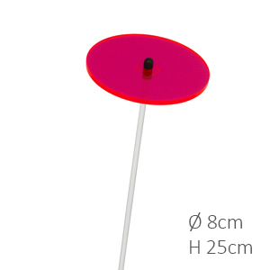Zonnevanger Rood-Roze (kleur fuchsia) klein 25x8 cm - Cazador Del Sol