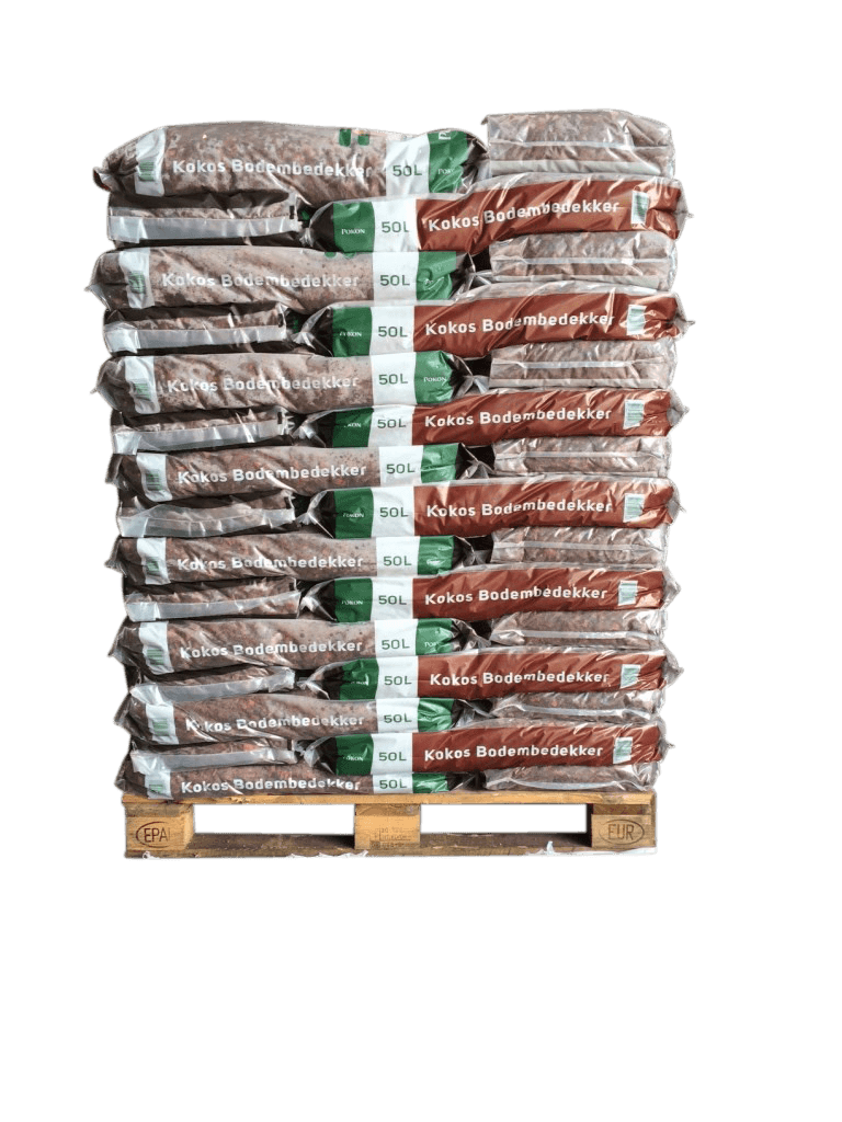 Pallet Kokos bodembedekker 50 liter