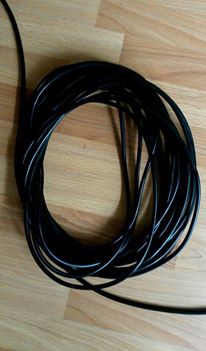 Zwarte kabel per meter