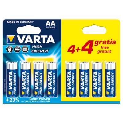 Batterij Varta AA 8 stuks